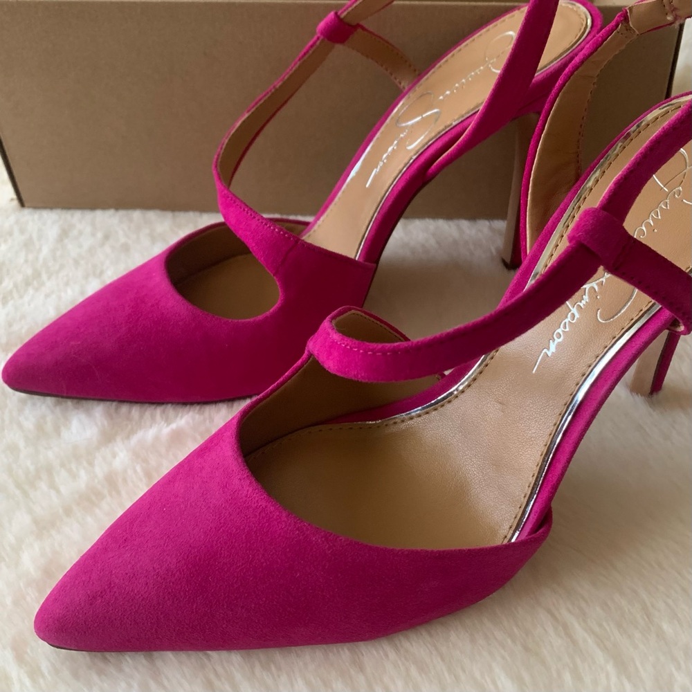 NIB Jessica Simpson Paselle Pointy Toe Heels - Picture 5 of 9